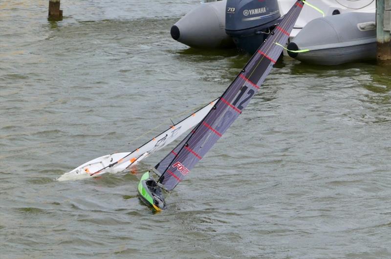 Day 3 – Puffy breezes created thrills and spills – Goolwa Regatta Week - photo © Chris Caffin