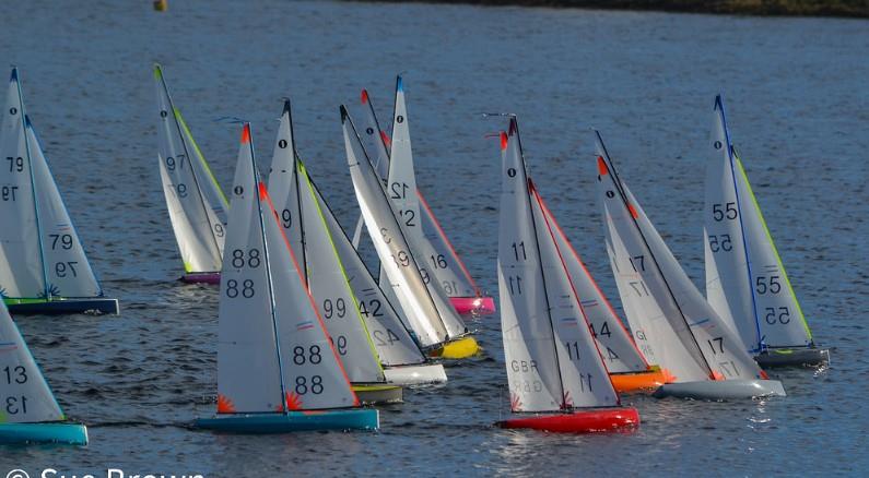 Clive Hand Memorial Trophy 2022 photo copyright Sue Brown Photography taken at Lincoln Radio Sailing Club and featuring the One Metre class