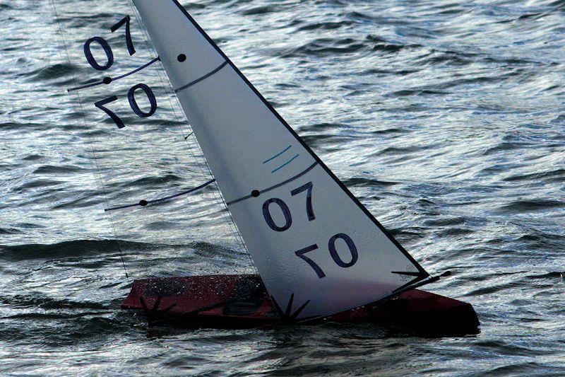 Brian Summers wins the MYA Scottish District IOM Travellers 3 at Kinghorn Loch photo copyright Malcolm Durie taken at Kinghorn Sailing Club and featuring the One Metre class