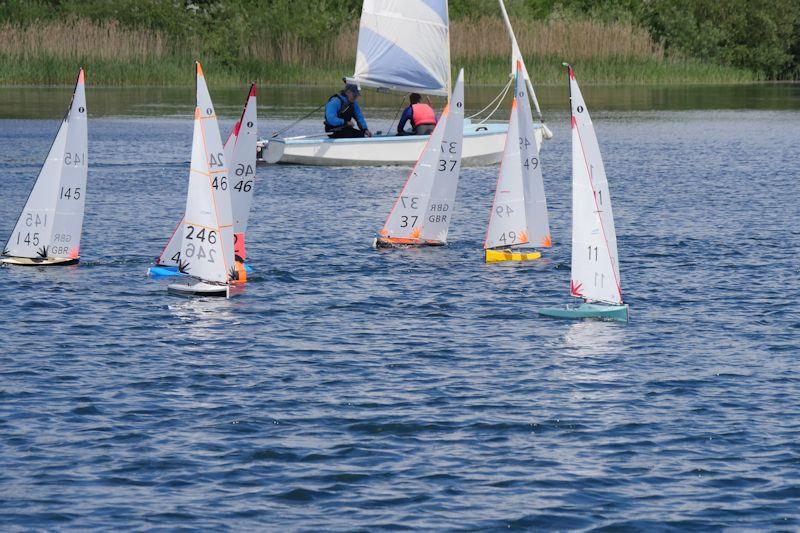 IOM open meeting at Huntingdon RYC - first racing at Hunts SC venue photo copyright Stephen Brown taken at Huntingdon Radio Yacht Club and featuring the One Metre class