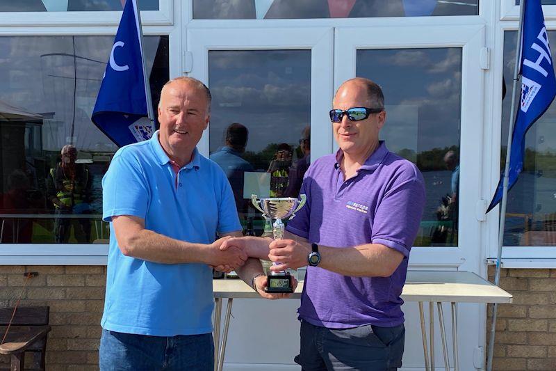 Colin Goodman wins IOM open meeting at Huntingdon RYC - first racing at Hunts SC venue photo copyright Stephen Brown taken at Huntingdon Radio Yacht Club and featuring the One Metre class