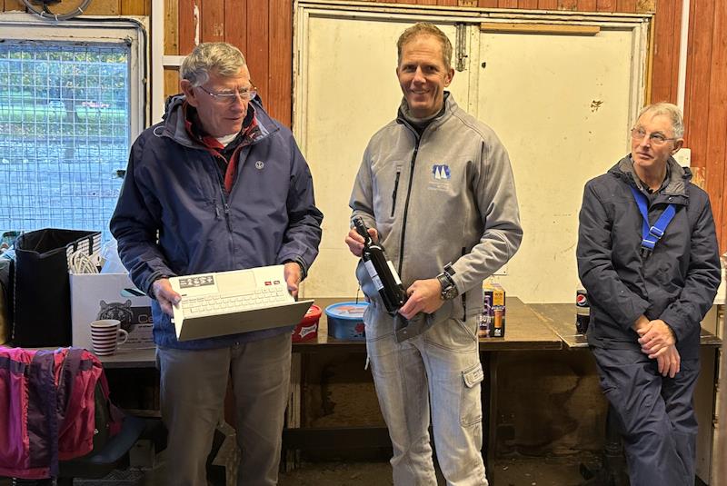 Sunday's winner, Peter Stollery - IOM Ranking event at Woodspring Club, Portishead photo copyright Nigel Barrow taken at Woodspring Model Sailing Club and featuring the One Metre class