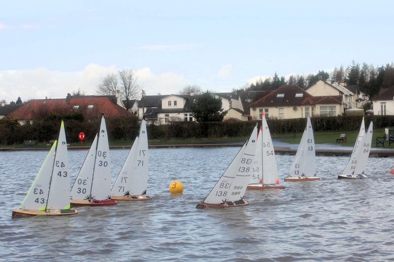 MYA Scottish District Wooden Hull IOM Championship at Paisley photo copyright Bill Odger taken at Paisley Model Yacht Club and featuring the One Metre class