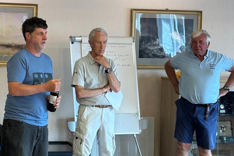 Brad Gibson giving his vote of thanks - IOM Ranking round 3 and 4 at Datchet - photo © Nigel Barrow