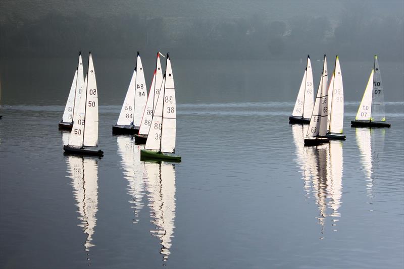 MYA Scottish District IOM Travellers 3 at Kinghorn Loch photo copyright Bill Odger taken at Aberdeen Model Yacht Club and featuring the One Metre class