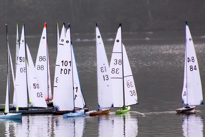 MYA Scottish District IOM Travellers 3 at Kinghorn Loch photo copyright Bill Odger taken at Aberdeen Model Yacht Club and featuring the One Metre class