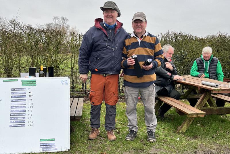 Martin Roberts (R) wins Lincoln I.O.M Winter Series round 10 - photo © Andrew Wallace