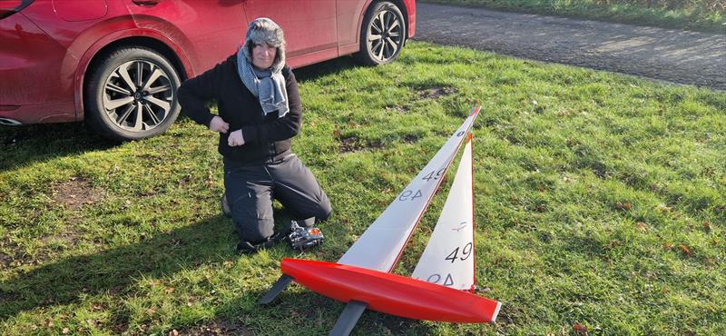 Lincoln I.O.M Winter Series round 11 photo copyright Mick Chamberlain taken at Lincoln Radio Sailing Club and featuring the One Metre class