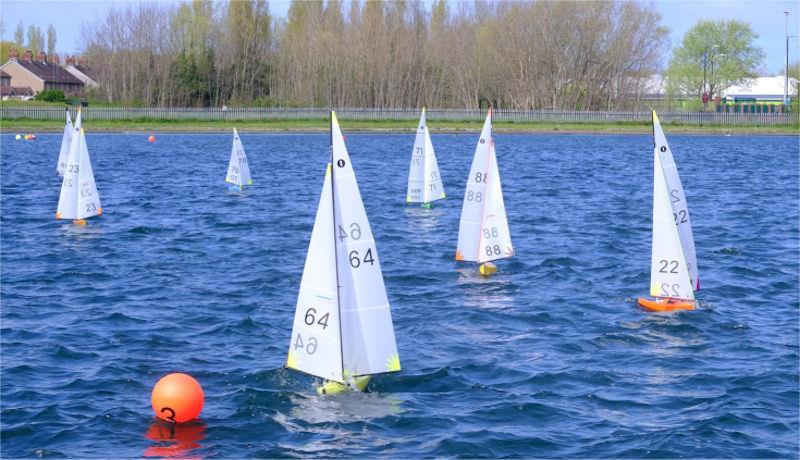 Jack Turner Trophy IOM Open 2026 photo copyright Stuart Mearns taken at Birkenhead Radio Sailing & Power Club and featuring the One Metre class
