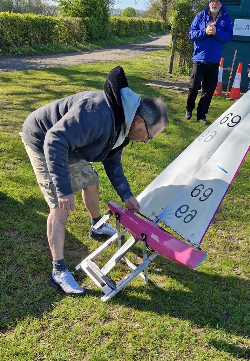 Lincoln I.O.M Summer Series round 2 photo copyright Mick Chamberlain taken at Lincoln Radio Sailing Club and featuring the One Metre class