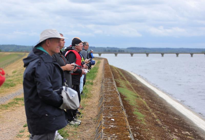 Skippers on the shore at Datchet Water ahead of the 2026 IOM Worlds - photo © Mark Jardine