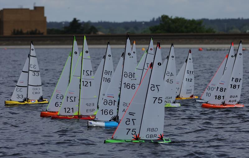 2026 IOM Worlds at Datchet Water Day 1 - Heat E Upwind - photo © Mark Jardine