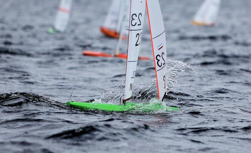 2026 IOM Worlds at Datchet Water Day 2 - NZL 23 downwind - photo © Mark Jardine