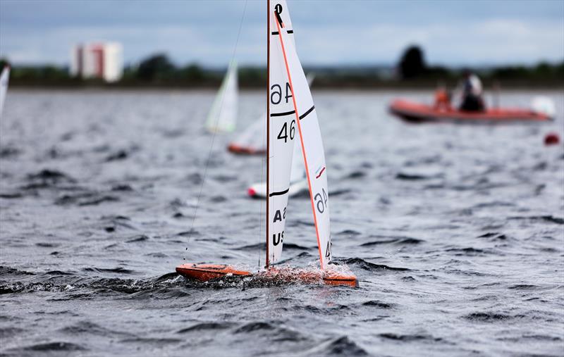 2026 IOM Worlds at Datchet Water Day 2 - Sean Bradley, USA 46 downwind - photo © Mark Jardine