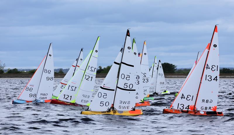 2026 IOM Worlds at Datchet Water Day 2 - Race 4 Heat D start - photo © Mark Jardine
