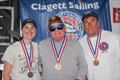 © Clagett Sailing- Andes Visual 2.4mR sailors winners Siobhan MacDonald, Chuck Allen, Steve Gilbert at the 23rd C. Thomas Clagett, Jr. Memorial Clinic and Regatta © Clagett Sailing- Andes Visual
