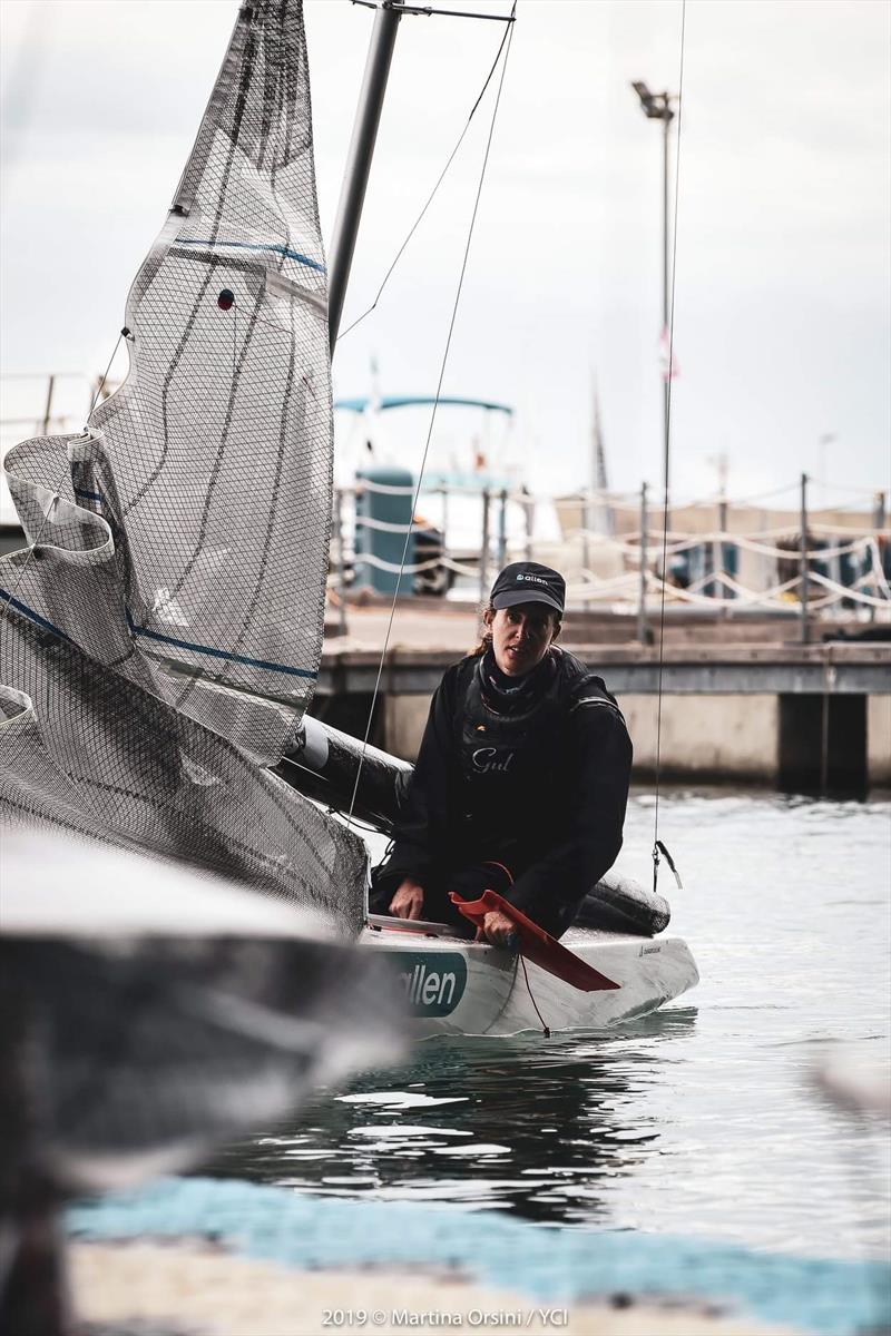 Megan Pascoe wins gold at the 2.4MR Worlds in Genoa, Italy photo copyright Martina Orsini / YCI taken at Yacht Club Italiano and featuring the 2.4m class