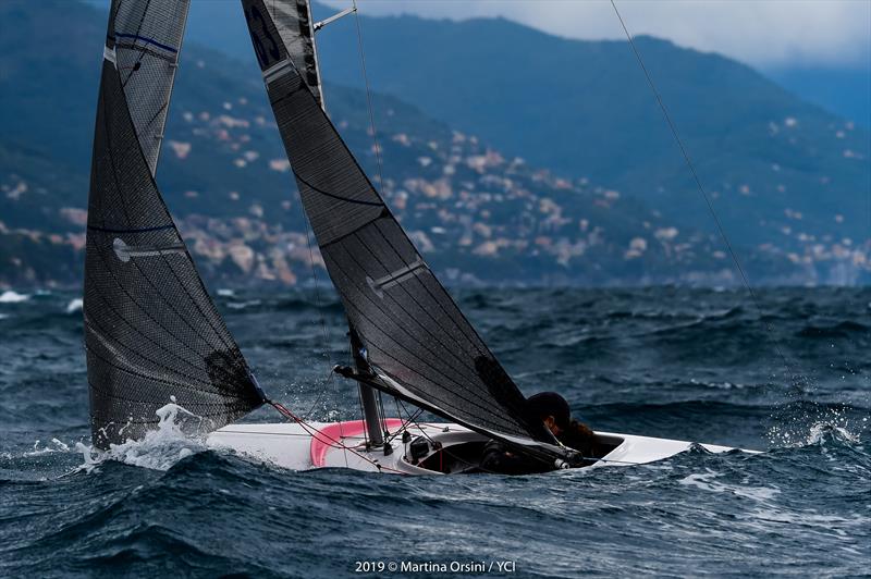 Megan Pascoe wins gold at the 2.4MR Worlds in Genoa, Italy photo copyright Martina Orsini / YCI taken at Yacht Club Italiano and featuring the 2.4m class
