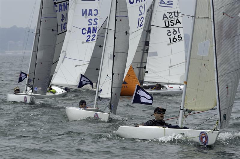 2.4mR fleet with Paul Tingley leading - C. Thomas Clagett, Jr. Memorial Clinic and Regatta 2017  photo copyright Ro Fernandez taken at  and featuring the 2.4m class