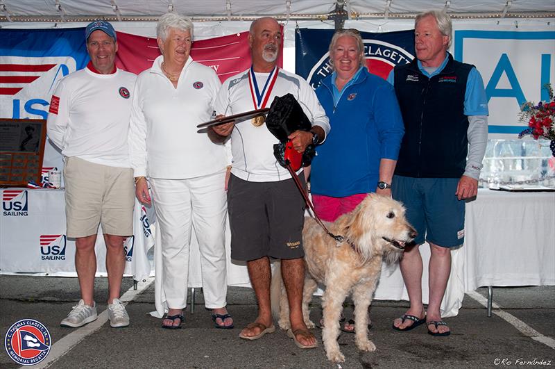 Winner of the 2.4mR class at The Clagett Dee Smith credit Clagett Regatta photo copyright Ro Fernandez taken at  and featuring the 2.4m class