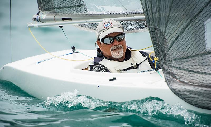 Dee Smith (USA) - 2.4mtr - Day 3 - Para Sailing World Championship, Sheboygan, Wisconsin, USA photo copyright Cate Brown taken at Sheboygan Yacht Club and featuring the 2.4m class