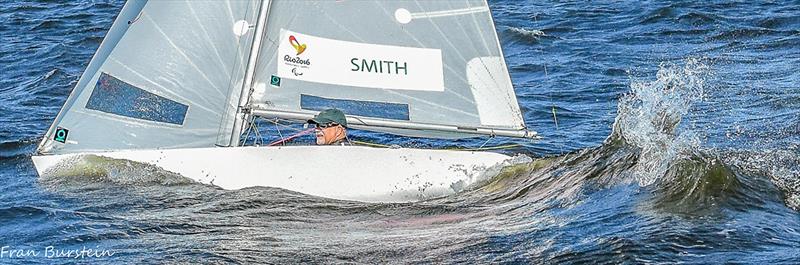 Dee Smith racing in Charlotte Harbor photo copyright Fran Burstein taken at Charlotte Harbor Yacht Club and featuring the 2.4m class