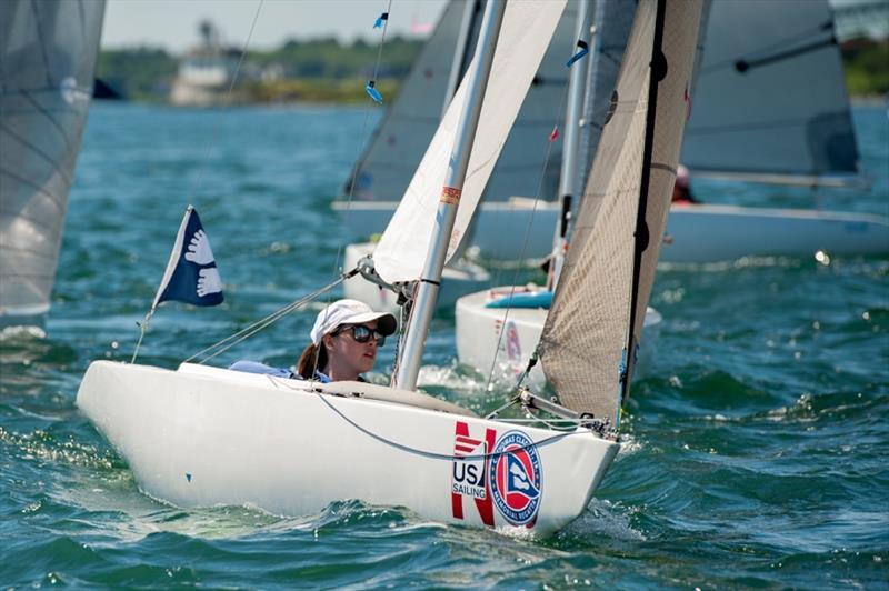 Clagett Boat Grant recipient Siobhan MacDonald photo copyright Clagett Regatta / Ro Fernandez taken at  and featuring the 2.4m class