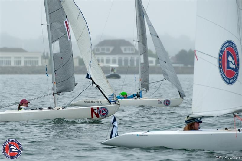 Clagett Boat Grant recipients Shay Ley and Siobhan MacDonald racing at the Clagett Regatta photo copyright Clagett Regatta / Ro Fernandez taken at  and featuring the 2.4m class