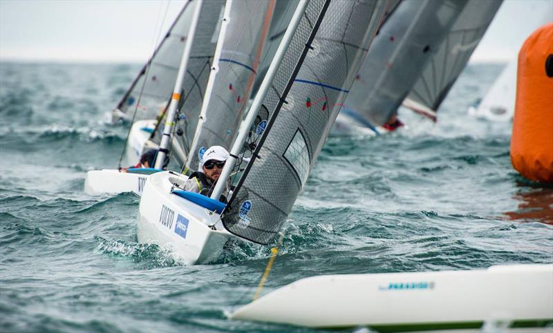 Australian Para-Sailing Squad's Neil Patterson - 2018 Sail Melbourne International  photo copyright Cate Brown taken at Royal Brighton Yacht Club and featuring the 2.4m class