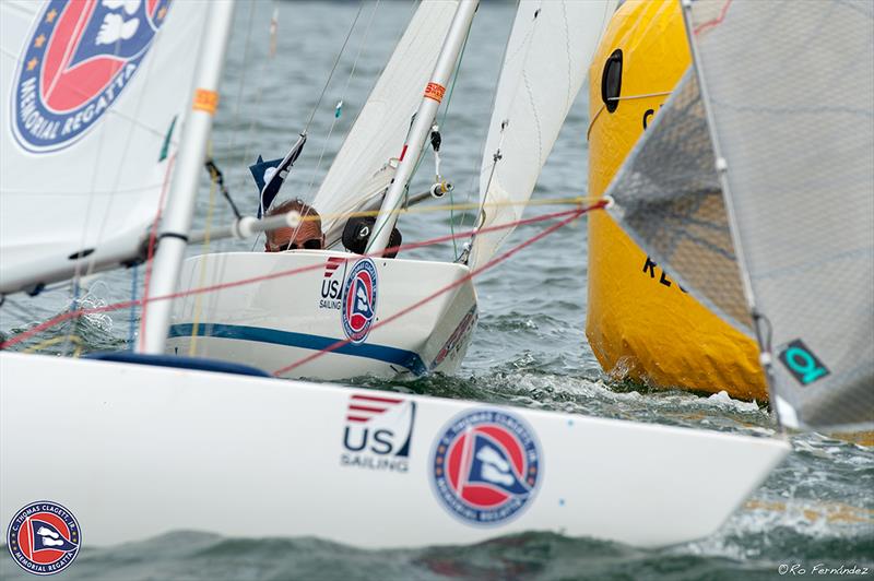 Mark rounding action at the 2018 Clagett Regatta-US Para Sailing Championships photo copyright Ro Fernandez - Andes Visual taken at  and featuring the 2.4m class