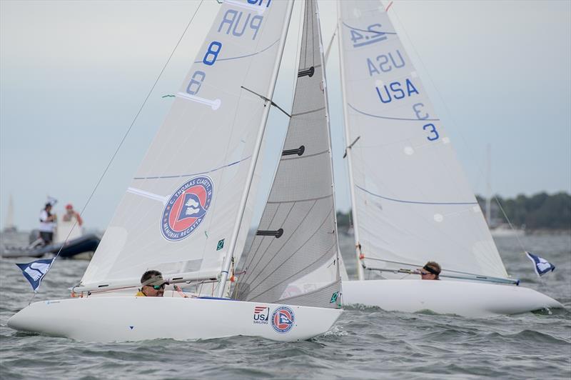 Julio Reguero sailing in the 2.4mR class Clagett Regatta - U.S. Para Sailing Championships - photo © Clagett Regatta - Andes Visual