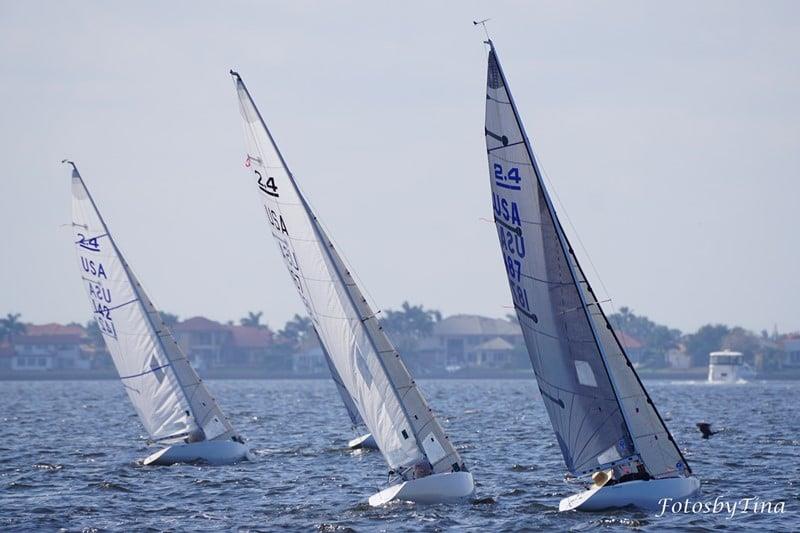 Winter Series Finale - Can Am 4 and 5 - US Nationals photo copyright Tina Weida taken at Charlotte Harbor Yacht Club and featuring the 2.4m class