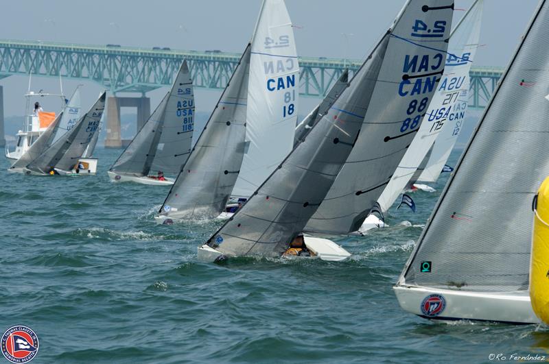 2.4mR startline photo copyright Clagett Regatta / Rodrigo Ro Fernandez taken at  and featuring the 2.4m class