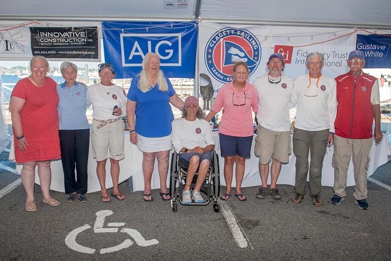 1st Clagett alumni group - 20th Anniversary C. Thomas Clagett, Jr. Memorial Clinic and Regatta photo copyright Clagett Sailing- Andes Visual taken at  and featuring the 2.4m class