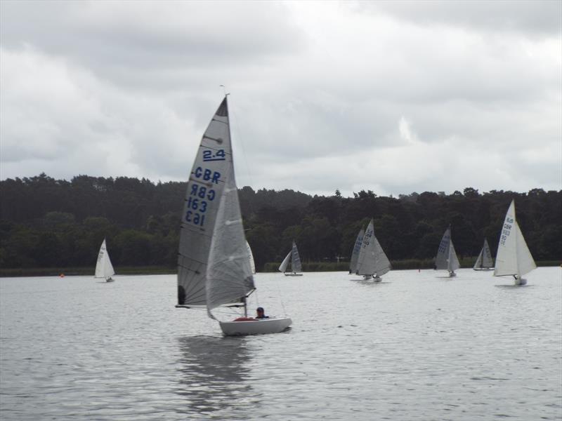 Frensham Pond 2.4mR Open photo copyright Richard Weeks taken at Frensham Pond Sailing Club and featuring the 2.4m class