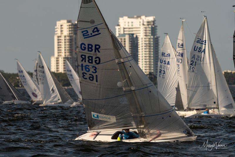 2.4mR World Championship Para Sailing International Championship Regatta in Florida photo copyright Missy Weiner Photography taken at Davis Island Yacht Club and featuring the 2.4m class