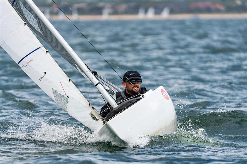 Neil Patterson - Sail Melbourne 2023 photo copyright Beau Outteridge taken at Royal Brighton Yacht Club and featuring the 2.4m class