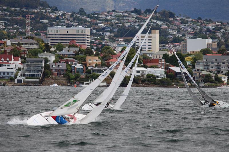 2.4mR National Championships photo copyright Peter Watson taken at Royal Yacht Club of Tasmania and featuring the 2.4m class