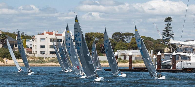 2.4mR Australian Championships 2024 - photo © Royal Brighton Yacht Club