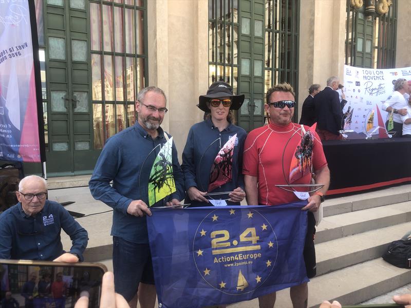 2.4mR Toulon Regatta Prize Giving - photo © Bruce Hill