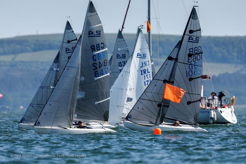2.4m start on Sunday at the International Paint Poole Regatta 2026 photo copyright Paul Wyeth / www.pwpictures.com taken at Parkstone Yacht Club and featuring the 2.4m class