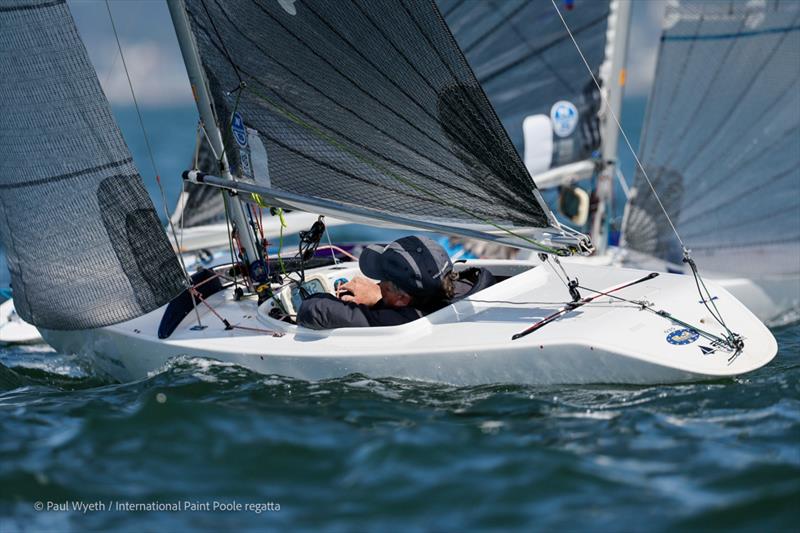 Super String theory, GBR 843, on Sunday at the International Paint Poole Regatta 2026 photo copyright Paul Wyeth / www.pwpictures.com taken at Parkstone Yacht Club and featuring the 2.4m class