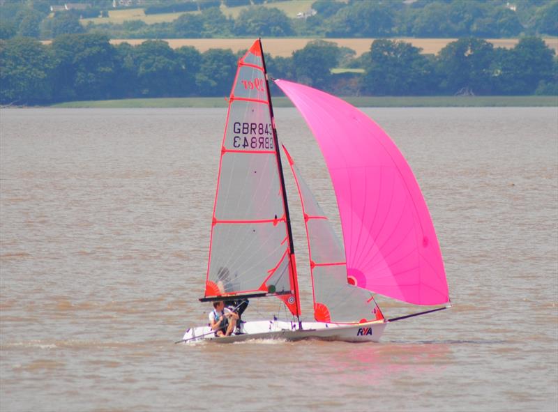 Thornbury SC Regatta 2014 photo copyright Sandy Harper taken at Thornbury Sailing Club and featuring the 29er class