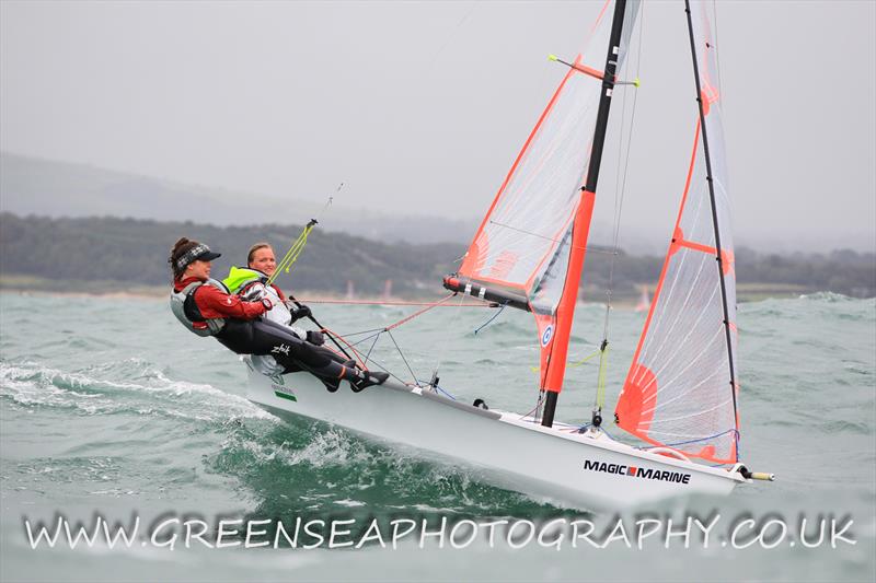 Zhik 29er UK Nationals at Pwllheli day 2 photo copyright Andy Green / www.greenseaphotography.co.uk taken at Pwllheli Sailing Club and featuring the 29er class