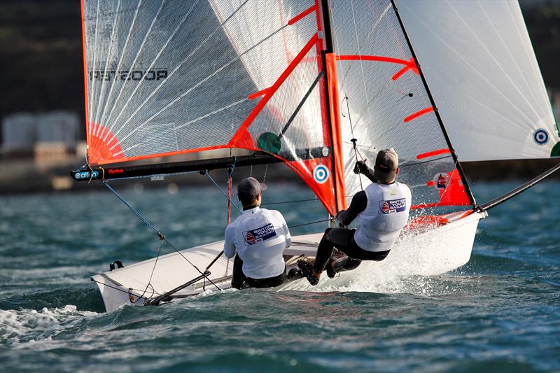 Nick Robins and Billy Vennis-Ozanne, 29er, GBR 2661 - photo © Paul Wyeth / www.pwpictures.com