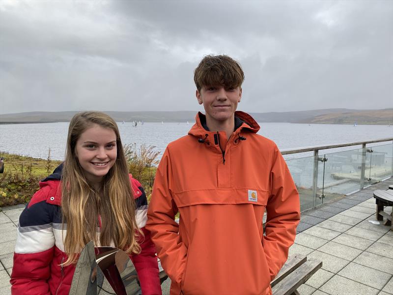 29er winners in the RYA North East Youth Championships at Yorkshire Dales photo copyright Ian Smith taken at Yorkshire Dales Sailing Club and featuring the 29er class