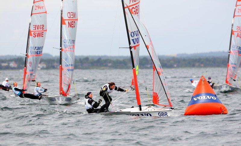 Frances Peters and Claire Lasko secure victory at the Volvo Youth Sailing ISAF World Championship photo copyright onEdition taken at  and featuring the 29er class