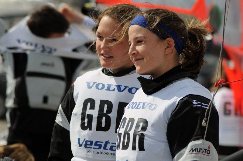 Frances Peters and Claire Lasko prior to the Volvo Youth Sailing ISAF World Championship photo copyright onEdition taken at  and featuring the 29er class