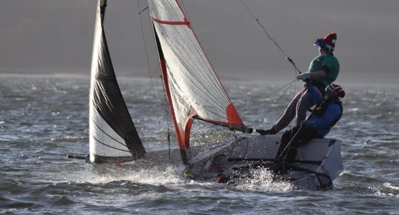 RYA Scotland 29er Christmas Regatta photo copyright Iain Patrick taken at Dalgety Bay Sailing Club and featuring the 29er class