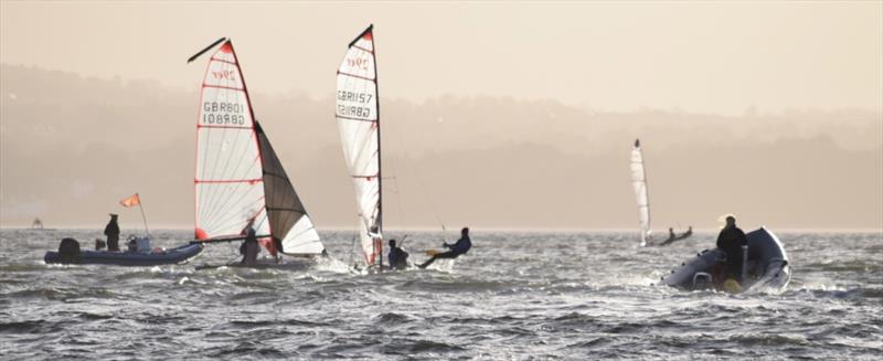 RYA Scotland 29er Christmas Regatta photo copyright Iain Patrick taken at Dalgety Bay Sailing Club and featuring the 29er class